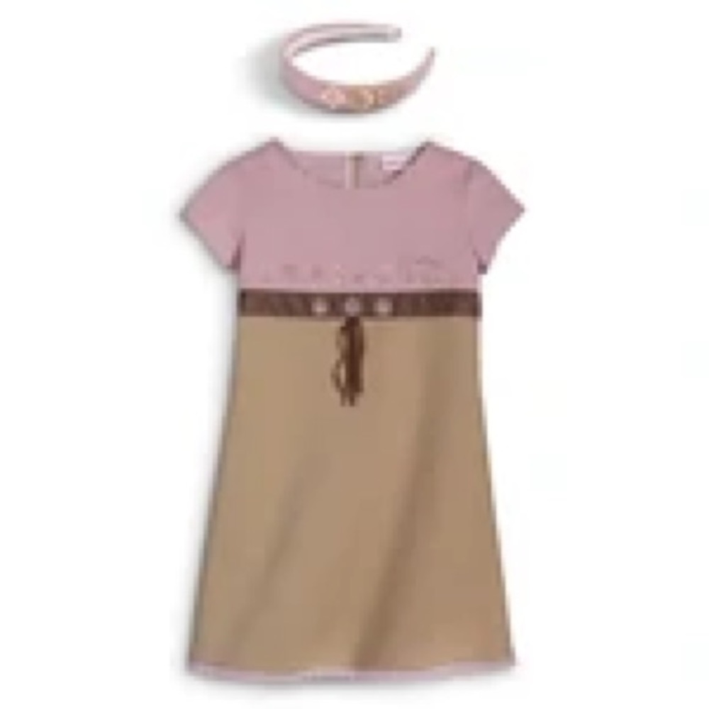 American Girl Flower Garden Dress and headband